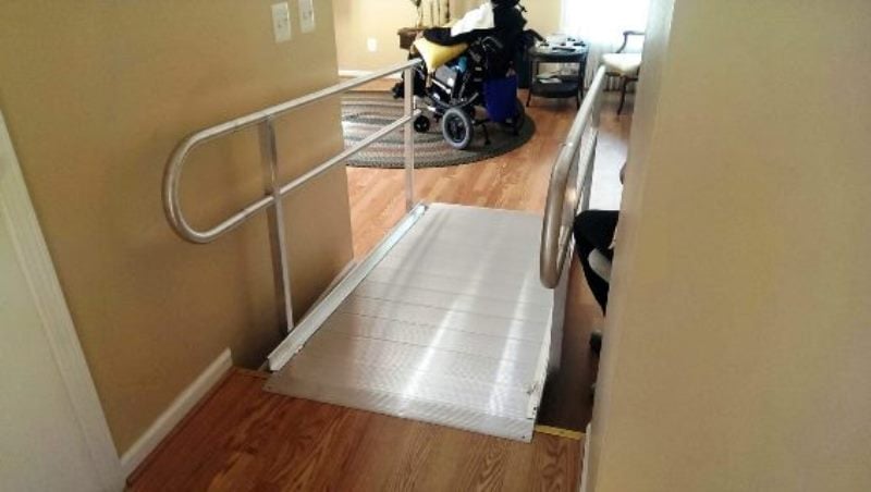 indoor modular wheelchair ramp