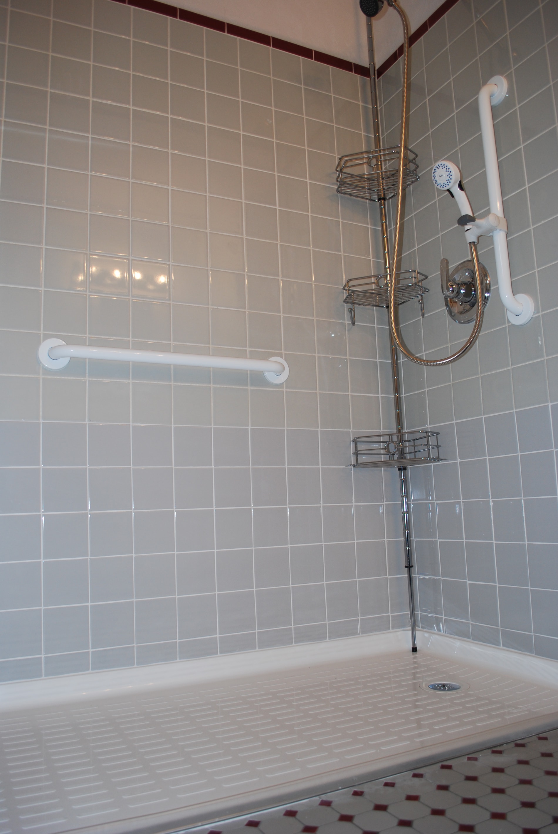 Custom Roll-In Shower Pan To Transform Your Bathroom for ADA