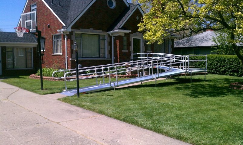 wheelchair ramp installation in Madison Heights, MI