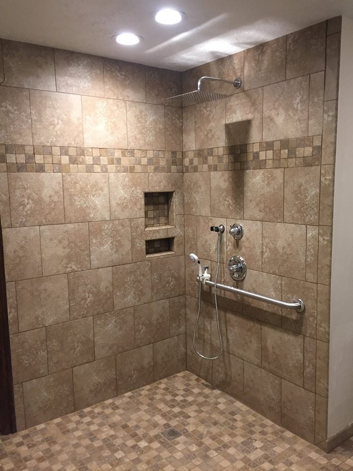 Roll In Shower Grab Bar Installation in Royal Oak, MI