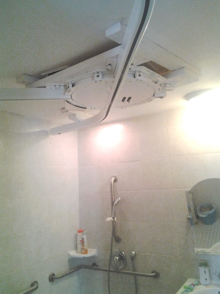 bathroom surehands ceiling track lift