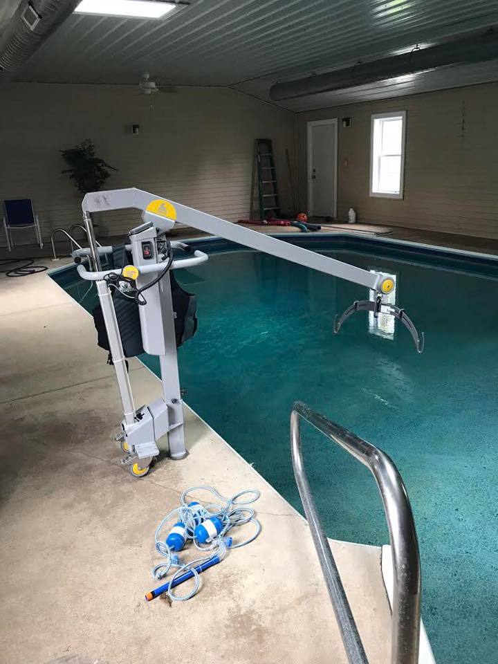 ceiling lift pool therapy