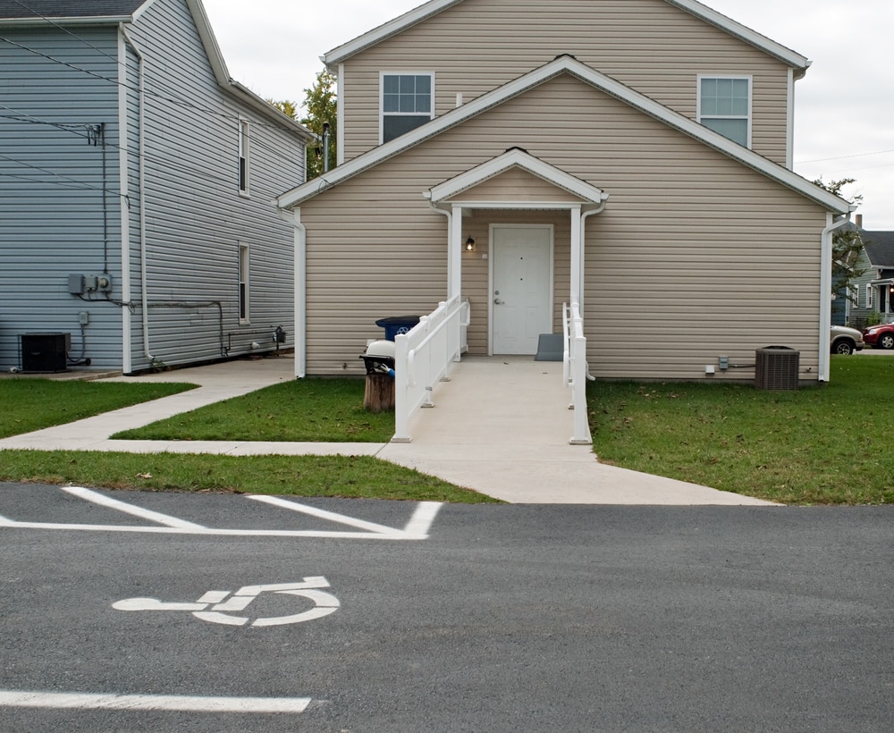 handicap_parking_and_ramp what are the ada requirements for a wheelchair ramp