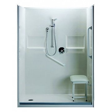 Handicap accessible shower image